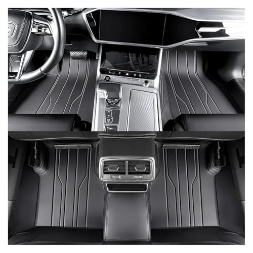 Tapis de sol voiture pour BMW Série 7 G11 G12 2015-2022 noir 5 places