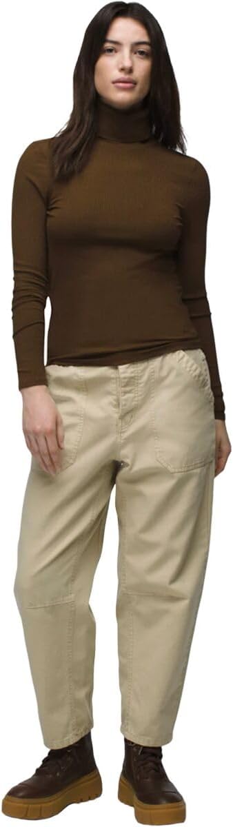 prAna Women's Foundation Rib Turtleneck