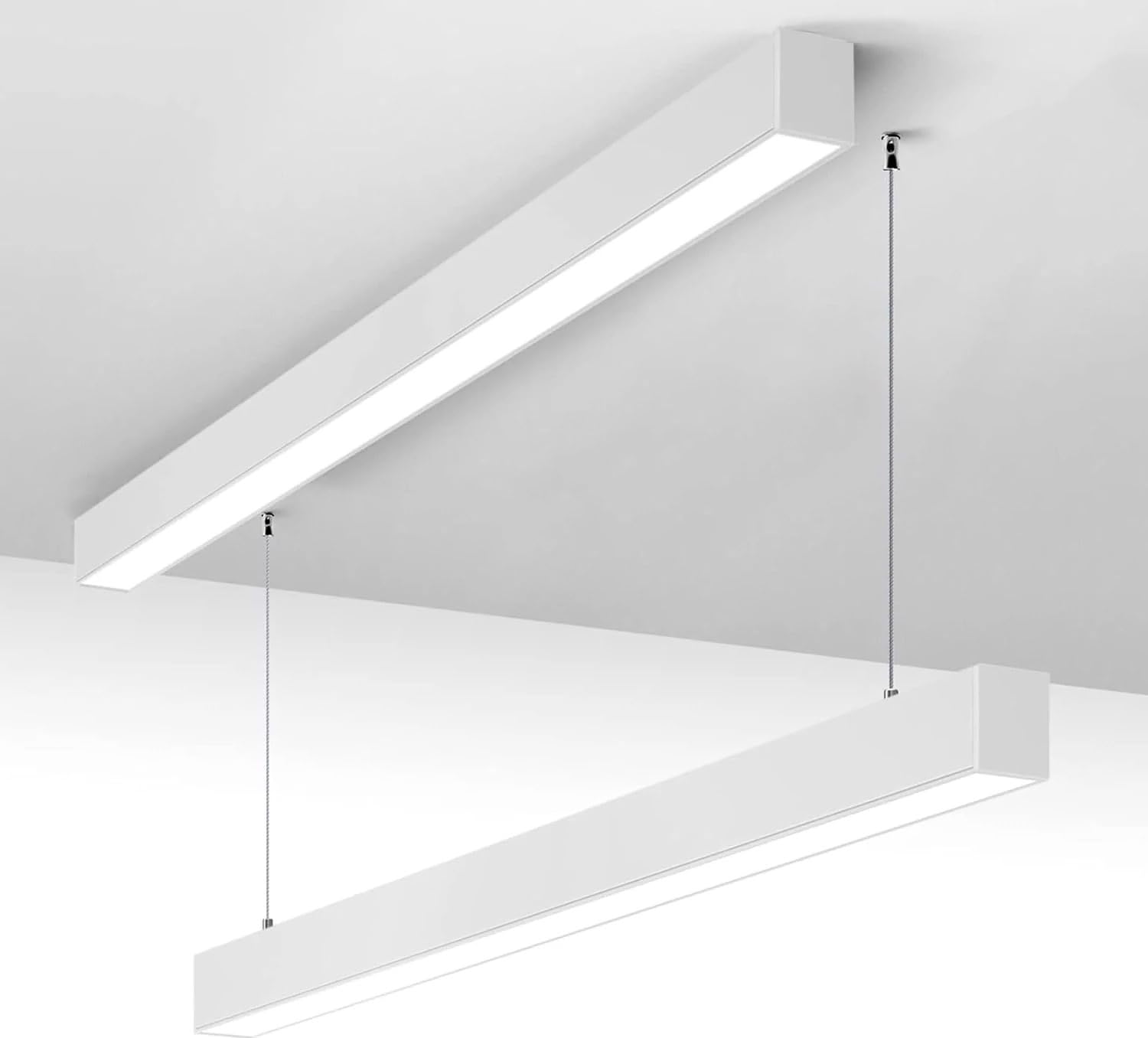 ledbox Lámpara colgante/superficie METRO, ampliable, 40W, 120cm, 3CCT, blanco, 3000-4000-6000K