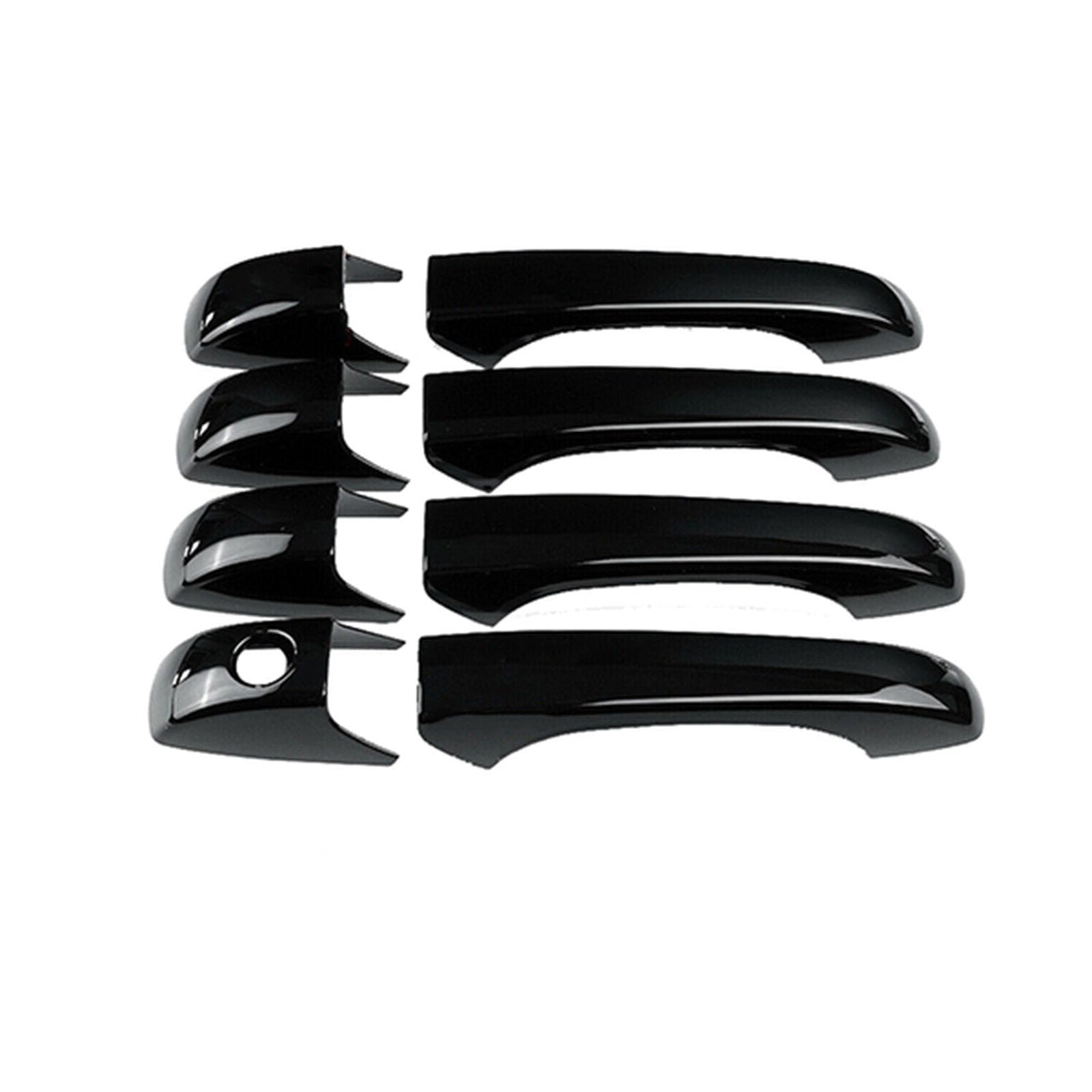Cache de poignée de porte extérieure Dodge Caliber 2007-2012 protection auto noir - 7