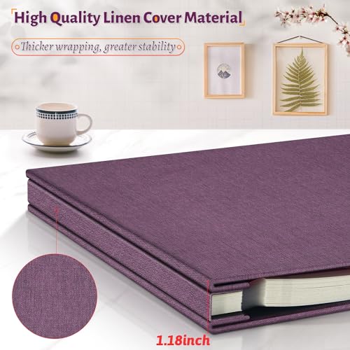 Image of Artfeel Photo Album Self Adhesive Scrapbook,Large Photo Book for 4x6,5x7,8x10 Pictures,DIY Album for Baby Wedding Family Travel Birthday,with Metallic Pen and Scraper
