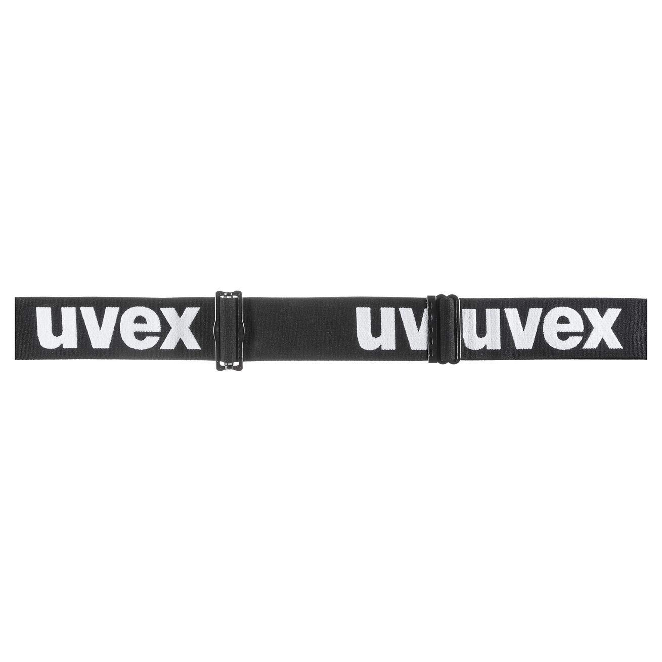 uvex athletic bike - gogle rowerowe unisex - powiększony zakres widzenia bez efektu zaparowania - bez efektu zaparowania - black-clear - one size