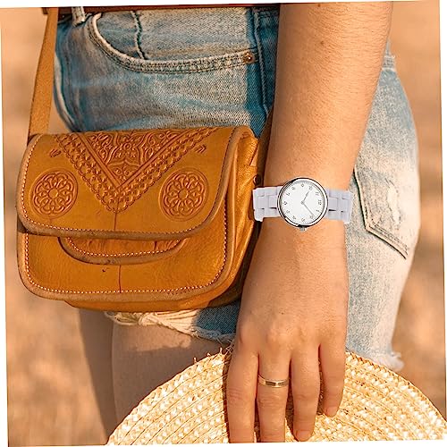Correa de reloj de cerámica para hombres banda de pulsera negra 2