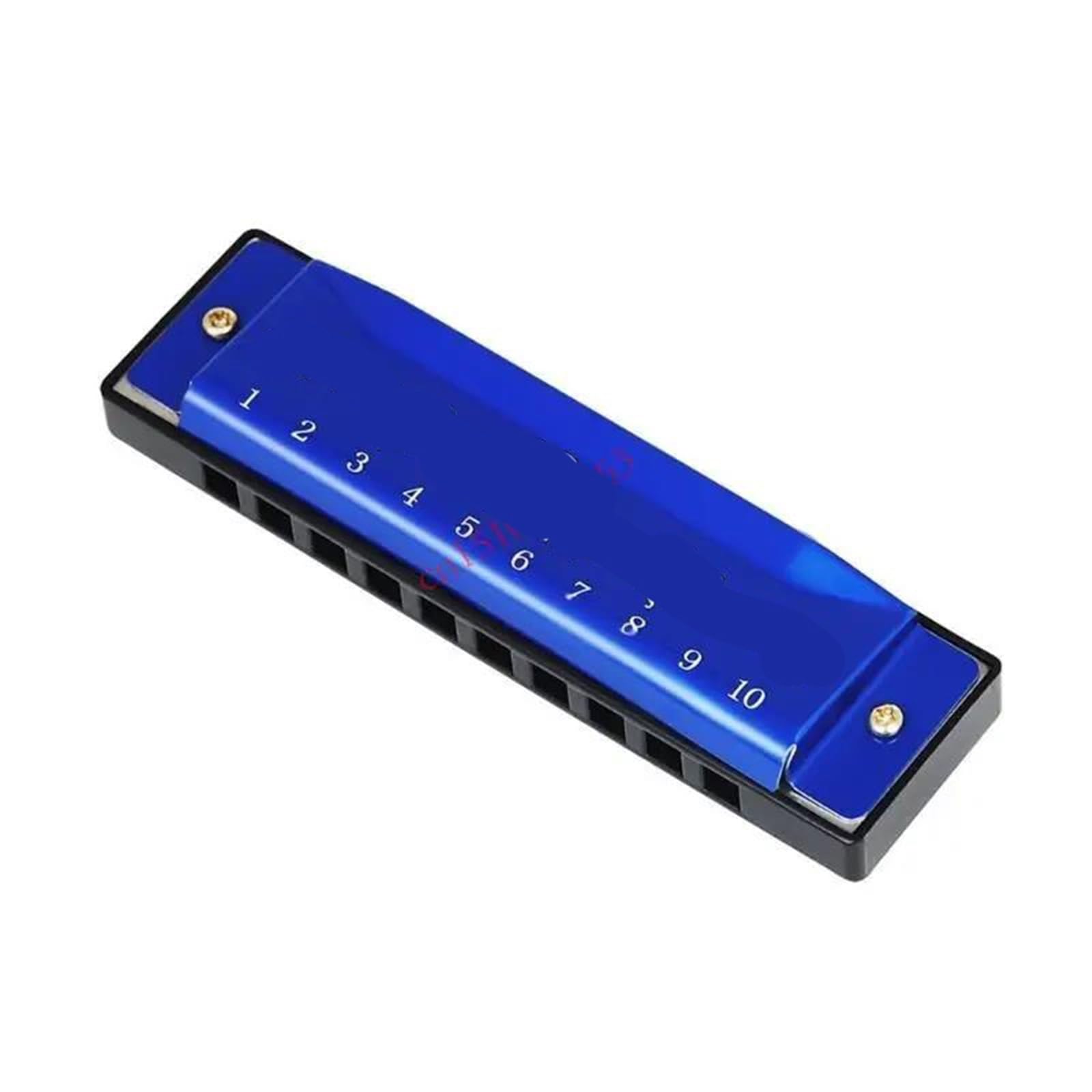 Einsteiger Mundharmonika C-Dur-Mundharmonika Mit 10 Löchern Und 20 Tönen(Blue)