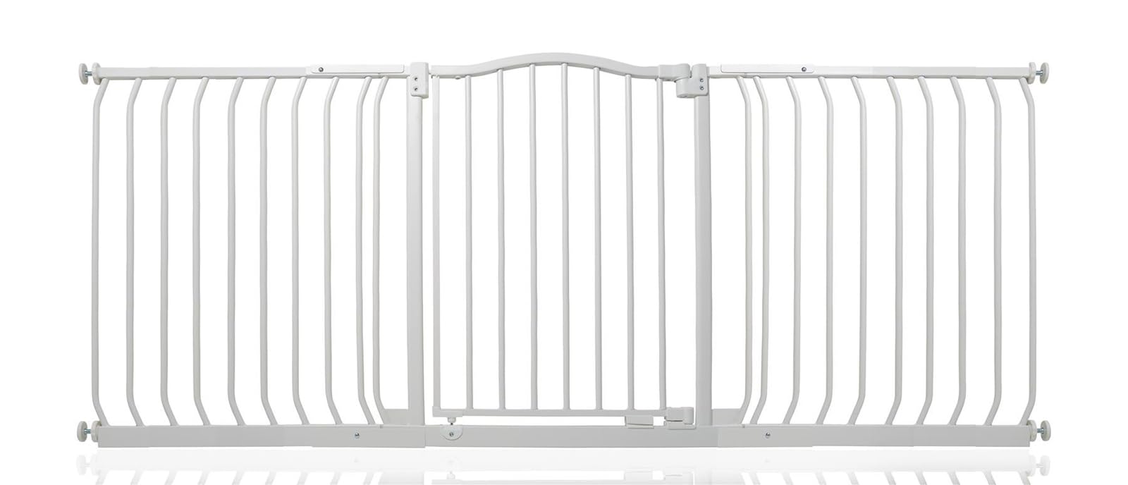 Safetots Curved Top Safety Gate, 71cm - 80cm, Matt White, Pressure Fit Stair Gate, Baby Gate for Doors Hallways and Spaces, Safety Barrier, Easy Installation — view 59