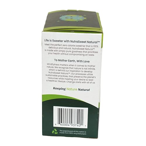 Miniatura 8 de NutraSweet Natural Edulcorante de stevia cero calorías sustituto de azúcar natural sabor similar al azúcar apto para diabetes apto para ceto paquete