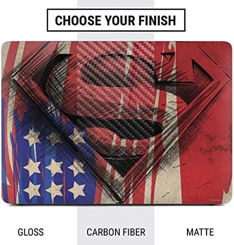 Skinit Decal Laptop Skin Compatible with MacBook Air 13in (2020) - Officially Licensed Warner Bros Superman Crest Design