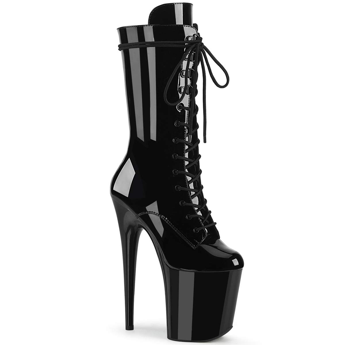 Pleaser FLAMINGO-1050 Nero Pat/Nero