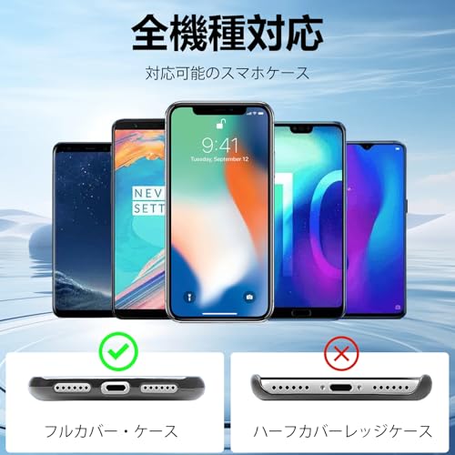 Heptour スマホ ストラップホルダー 極薄0.3mm 浮きにくい折り曲がれ設計 ステンレス製 携帯ストラップホルダー 金属製タグパッチ採用 薄型 丈夫 スマホケースに挟む 充電影響なしiphone android 全機種対応 落下紛失防止 (ゴールド)