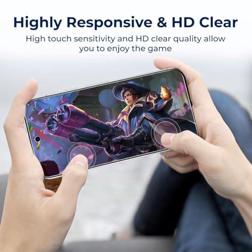Image of Czartech Tempered Glass Screen Protector Compatible For OnePlus Nord CE4 | CE 4 Lite (Black) Edge-To-Edge Protector Coverage with Easy Installation Kit