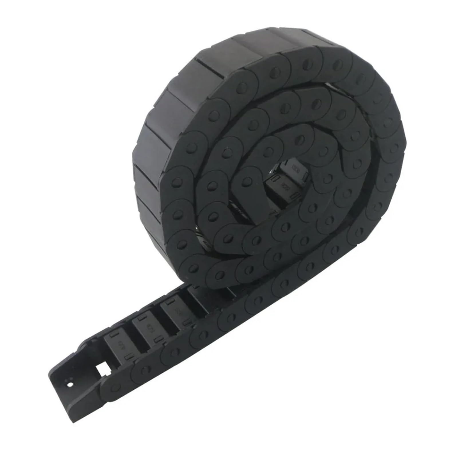 Equipos industriales Cadenas de transmisión Cadena de Arrastre de Cable de Nailon Reforzado con plástico semicerrado, tamaño Interno de 15x30mm, 1,05 M Cadenas de transmisión