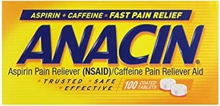 Anacin Aspirin Tablets, 100 ct (Pack of 8) - coolthings.us