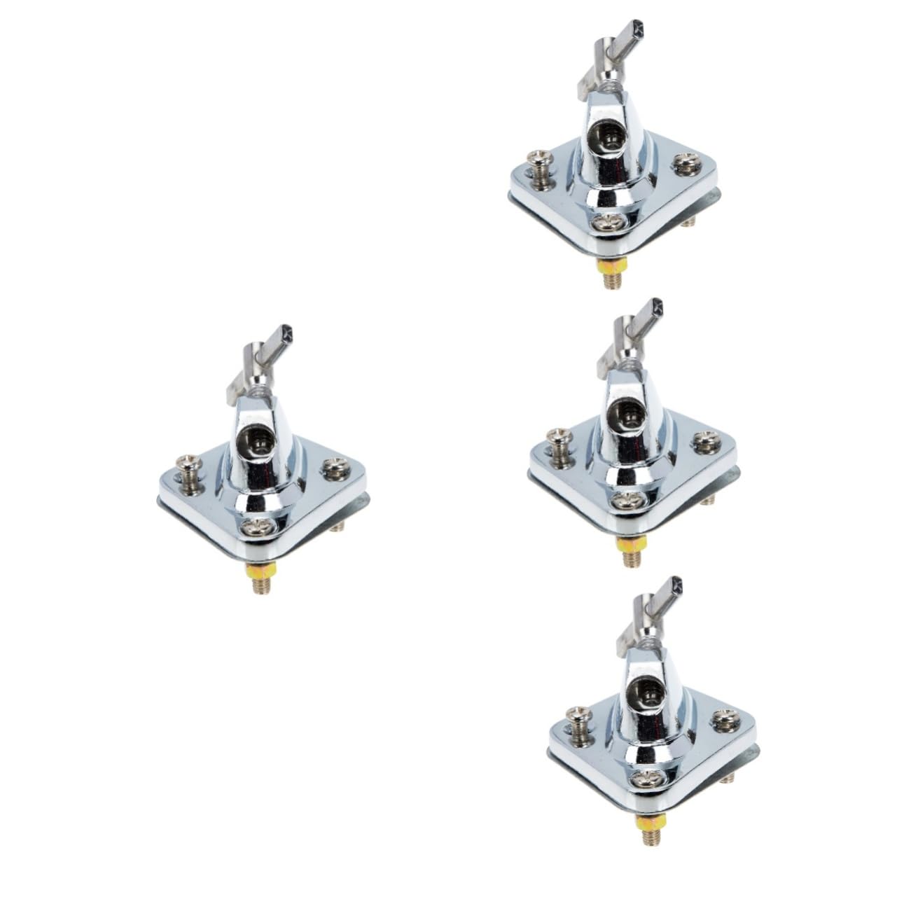 4piezas Base De Soporte De Accesorio De Percusión Para Reemplazo y De Instrumentos Compatible Tambores