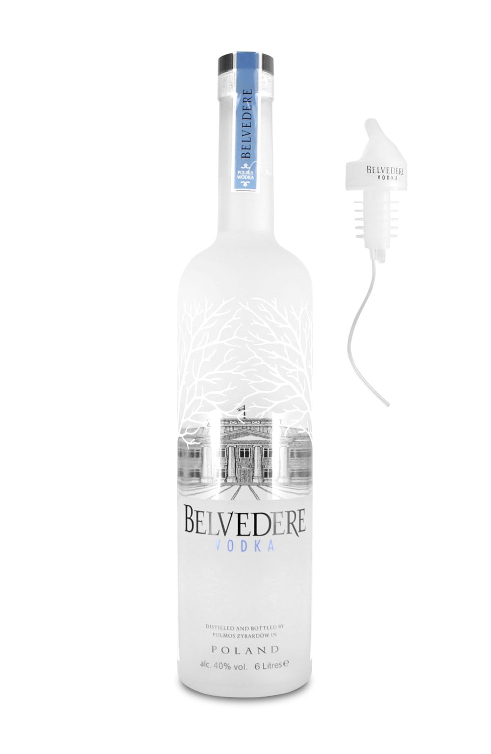Belvedere Vodka Pure mit LED-Beleuchtung (1 x 6 l)