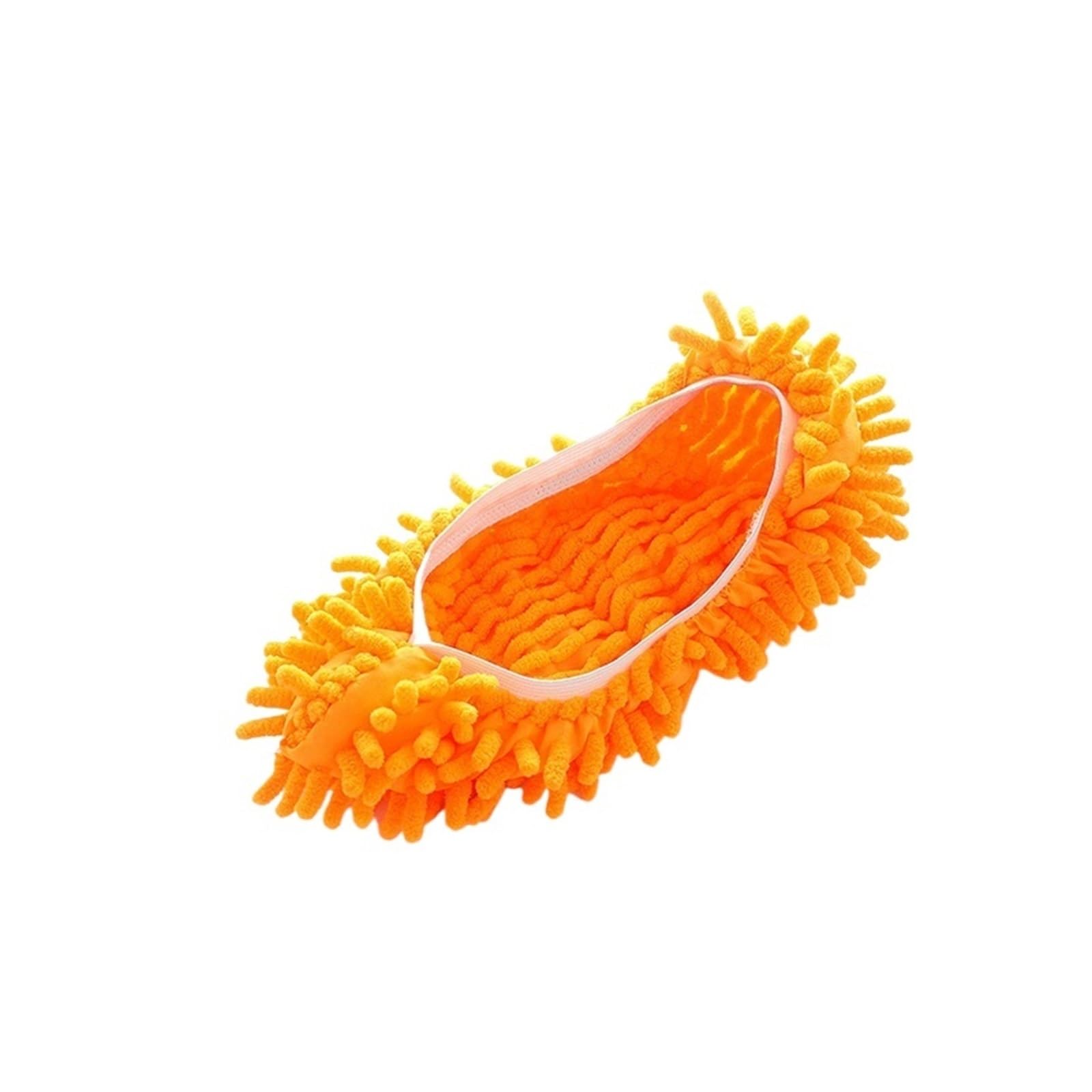 SFQEVHRZ Mop Slippers， Home Floor Cleaning Mopping Shoes Water Uptake Foot Socks Caps(Oranje)