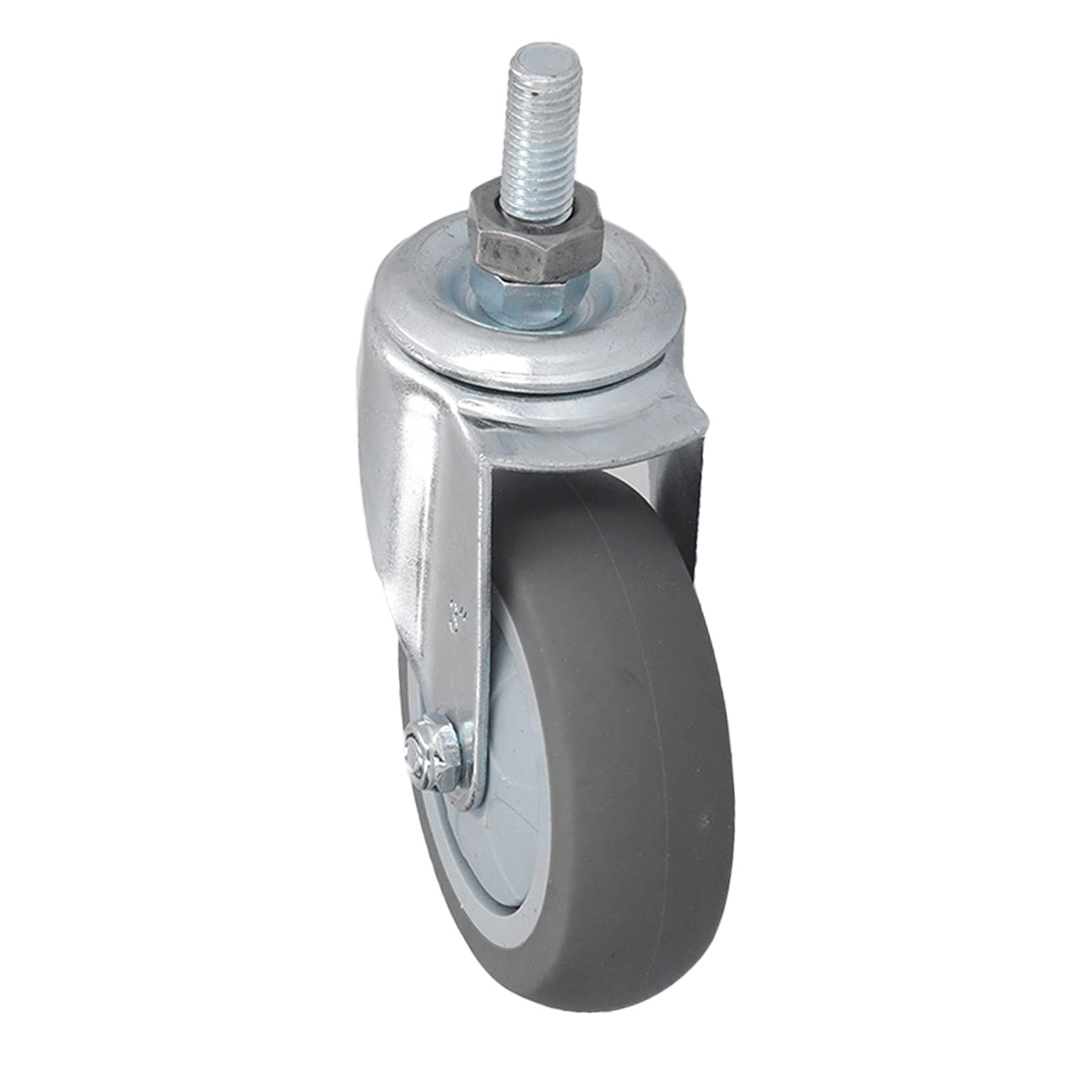 3 Zoll PVC Universal Wheel Casters mit Bremsen, Stark (keine Bremsen)