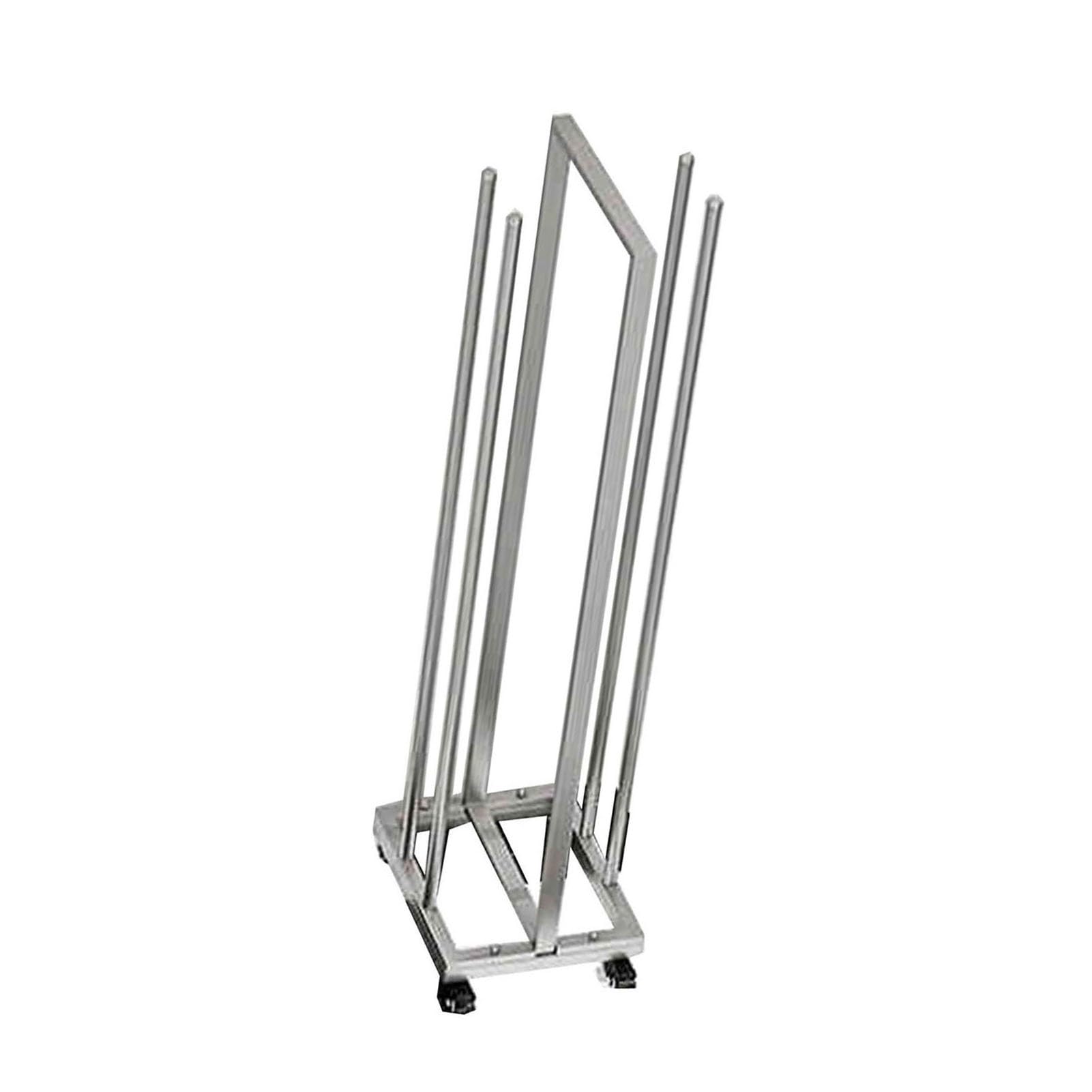 Organisateur de cintres à roulettes pour rangement de buanderie et magasin