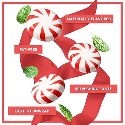 Starlight Candy, Individually Wrapped (Peppermint, 1 Pound)