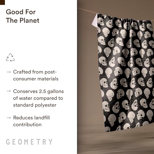 GEOMETRY Kitchen Towels - Quick Dry Microfiber Cloth Dish Towels for Kitchen Drying - Premium Quick Dry Towel - Webbed, 18" x 30" - 1 Piece — view 3