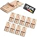 Produktbild Hinrichs Mausefallen 10 Stück - Wiederverwendbare Mausefalle - Schlagfalle Holz - Hygienische Mäusefallen - Falle für Haus und Garten - Nagerfalle - Mousetrap - Rattenfallen