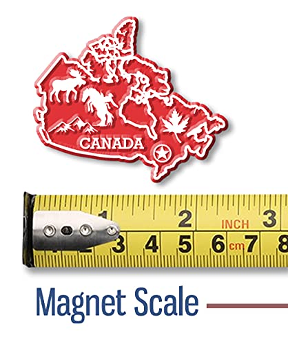 Imán Decorativo de Mapa de Canadá 3D de Goma miniatura 2