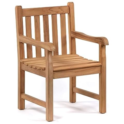 BrackenStyle Benson Teak Outdoor Arm Chair Cover