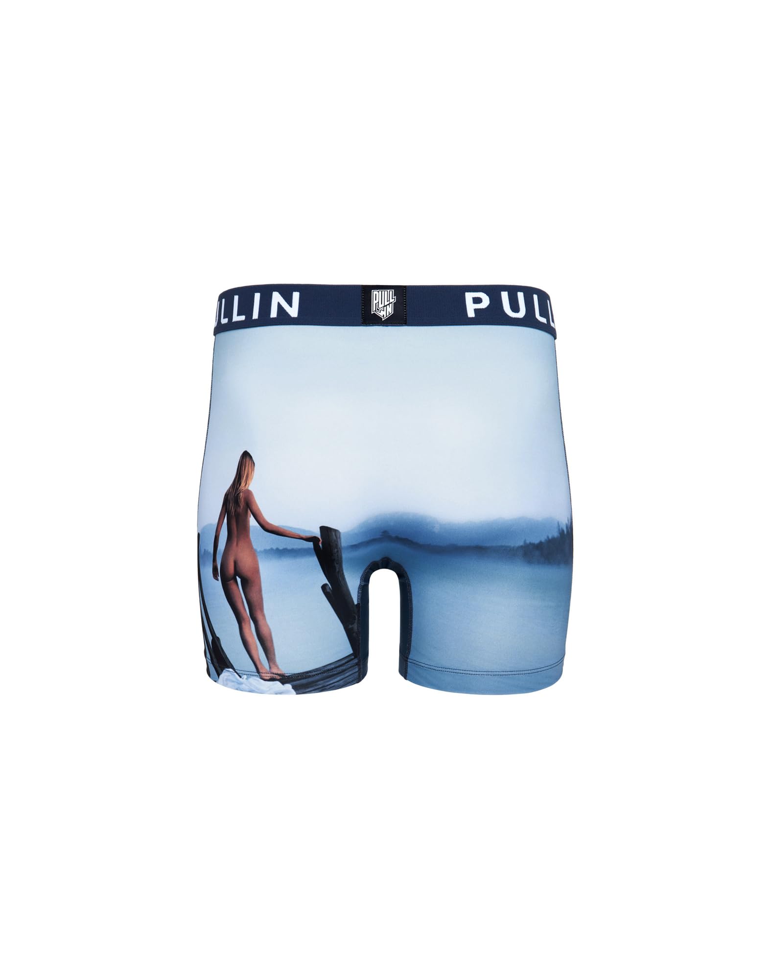 PULLIN - Boxer Long BAINDEMINUIT, Bleu, XS,S,M,L,XL,XXL, Boxer, caleçon Boxeur