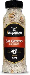 Sal Grosso com Chimichurri, Tempero Argentino para Churrasco, Mistura de Ervas e Especiarias com Manjericão, Cebola, Mostarda, Alho, Salsa, Tomate, Alecrim, Orégano, Churrasco Grill Temperum 300g