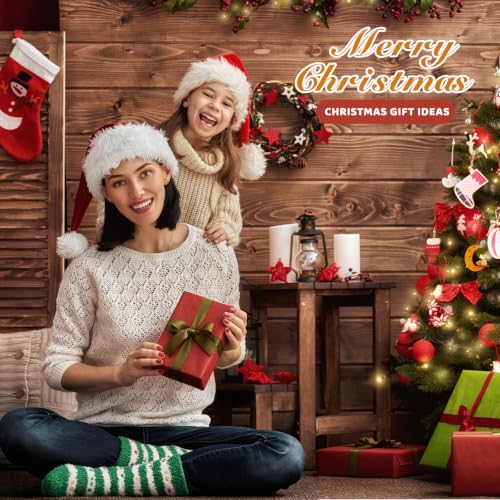 Pleneal Fuzzy Socks for Women, Winter Cozy Slipper Fluffy Christmas Socks | 5 Pairs Womens Soft Xmas Holiday Slipper Fuzzy Socks, Cute Funny Sock Christmas Stocking Stuffers for Lounging Sleeping Home - image 3