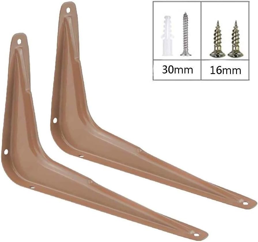 Floating Shelf Brackets 2pcs Wall Mounted Shelves Bracket