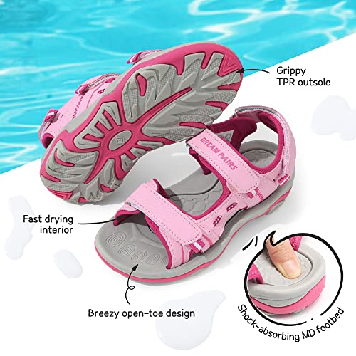 Image of DREAM PAIRS Boys Girls Sandals Kids Athletic Summer Sports Water Shoes for Toddler /Little Kid /Big Kid
