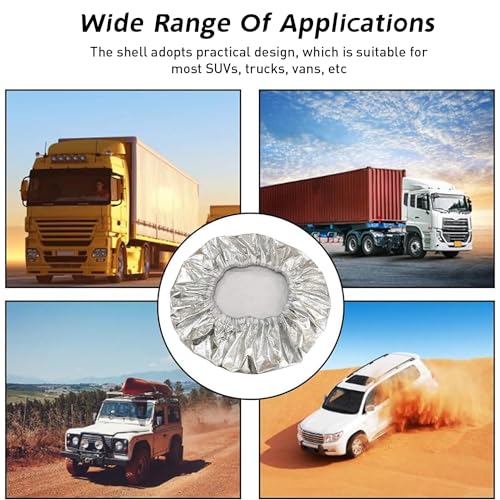 Lenkrad Sonnenschutz Abdeckung, Auto Lenkradhülle Hitzeschutz, Hitzeschutz Lenkrad, Lenkrad Sonnenschutz Auto für die meisten Autos, SUV, LKW das Lenkrad vor der Sonn Sommer (Durchmesser 50 cm)