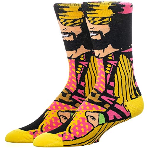 Macho Man Randy Savage 360 Degree Character Crew Socks