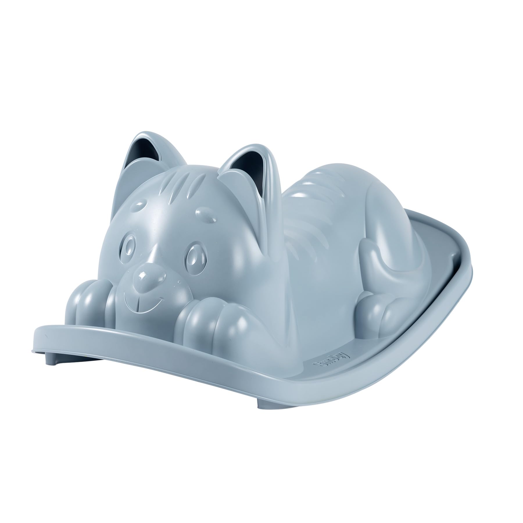 Smoby Life - Blue Cat Rocker - Ergonomic Seat - Grip Handles - Recycled Material - From 18 Months - Made in France