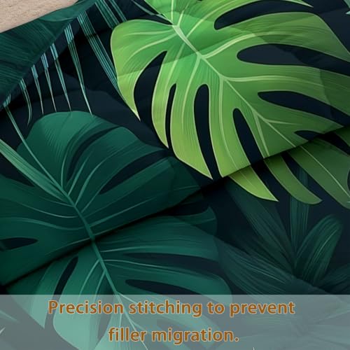 Edredón verde oscuro lavable para olvidar las fundas nórdicas 7