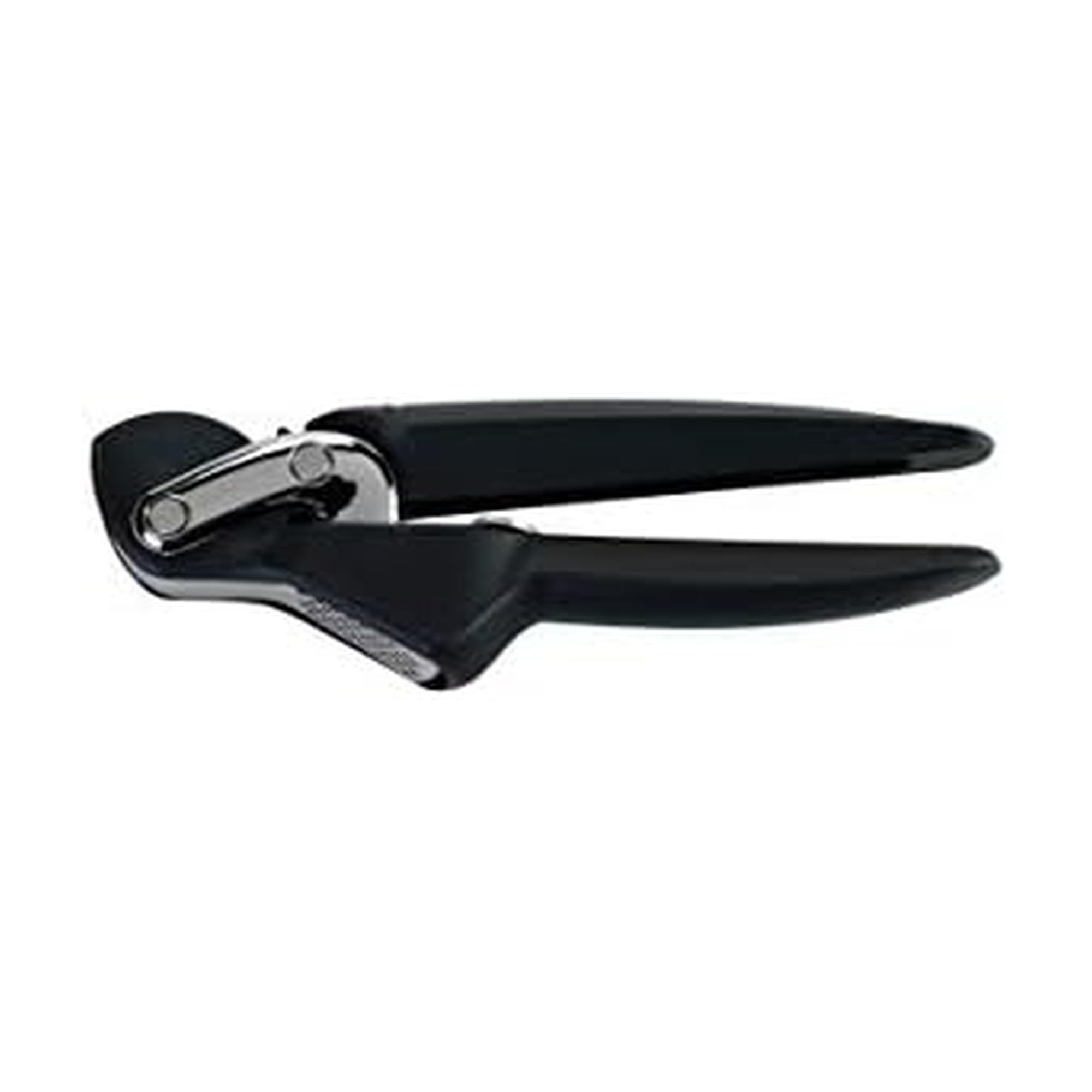 Chef'n FreshForce Garlic Press, Handheld Manual Garlic Crusher, Stainless Steel & Plastic, Black, 19 x 3 x 5.5 cm