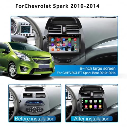 Pantalla multimedia para Chevrolet Spark Beat Matiz Creative 2009-2016 con radio FM DSP 2