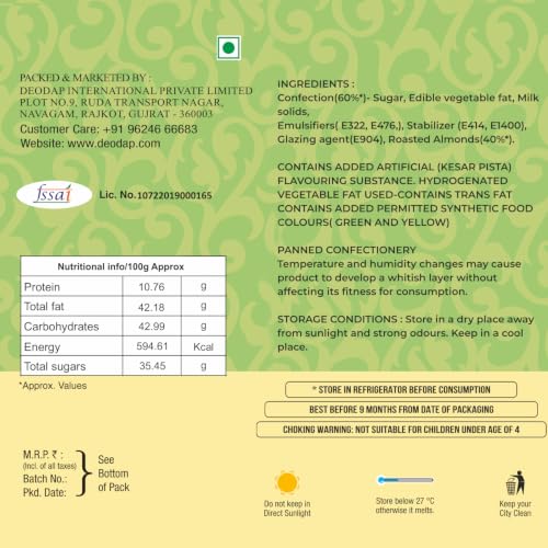 Image of Effete Choco Coated Kesar pista Chocolate Almond Can - 96gm, Chocolaty Dryfruits, Chocolicious Almonds, Dryfruits chocolates packet, chocolates gift pack, chocolate box, chocolates gift hemper