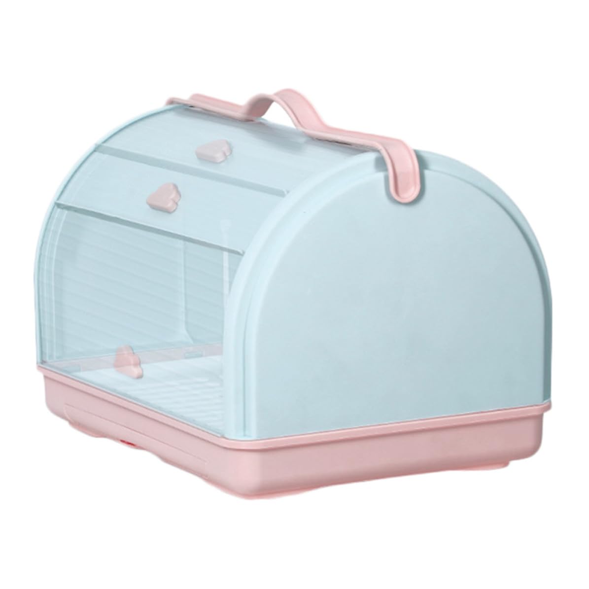 Boîte de Séchage pour Biberons Couvercle, Organisateur de Bouteilles en Plastique, Plateau Amovible et Rangement pour Vaisselle, Cuisine