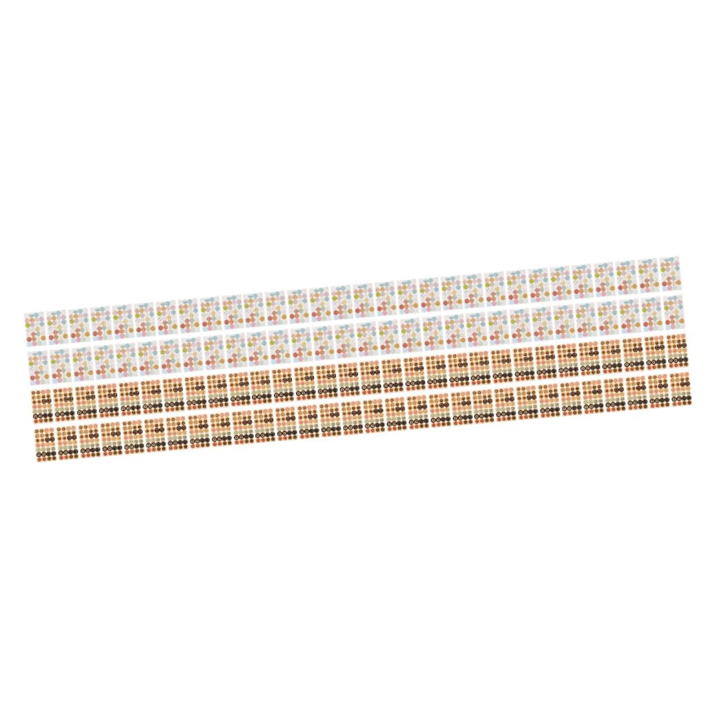 Angoily 3 Set Etichette Adesive Per Carta Stickers Colorati Per Sciolti Facili Applicare E Rimuovere Assortito Pratici Per Scuola E Ufficio 40 Fogli*3