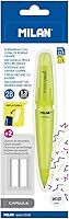 Vista 1 de MILAN BYM10306 Cápsula Fluo Lápiz 0.051 in con 2 Bandas de Goma