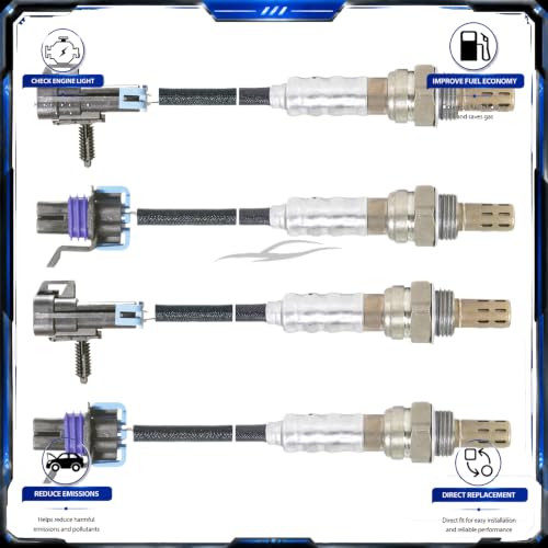 Par de sensores de oxígeno compatibles Chevy 2006-2007 miniatura 5