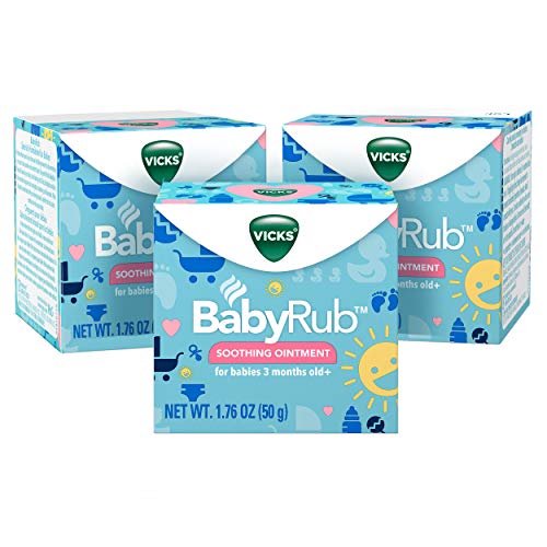 Image of Vicks BabyRub Chest Rub Ointment 1.76 oz each (Pack of 3)