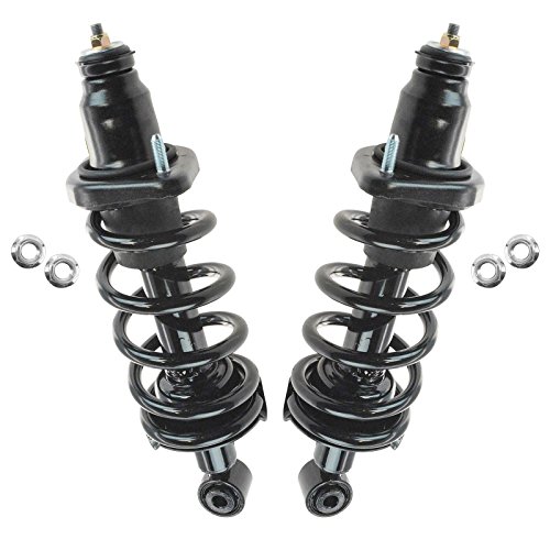 Image of TRQ Rear Driver and Passenger Side Strut and Spring Assembly Set