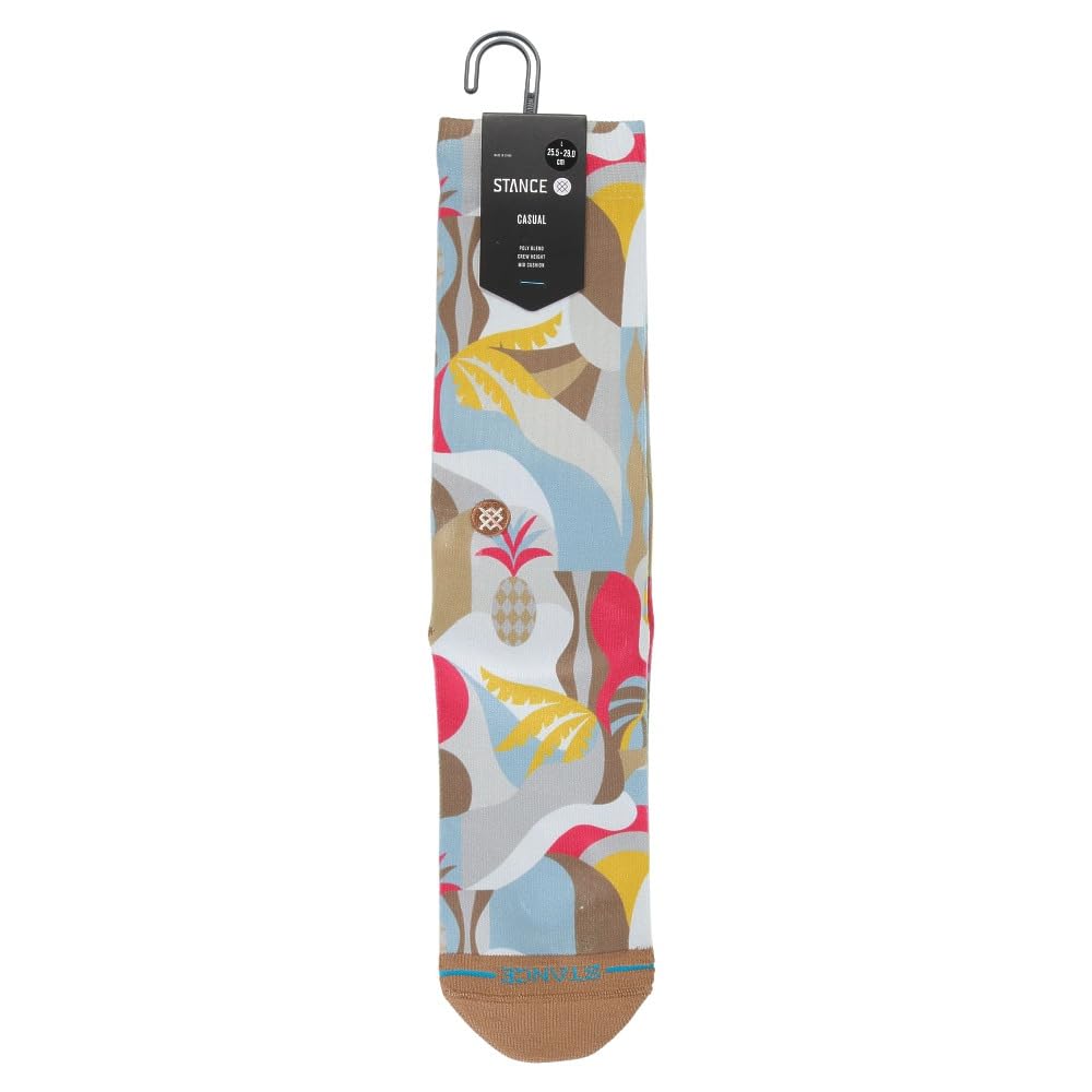 Stance Unisex Honey Crew Socks - Tropiclay, Large