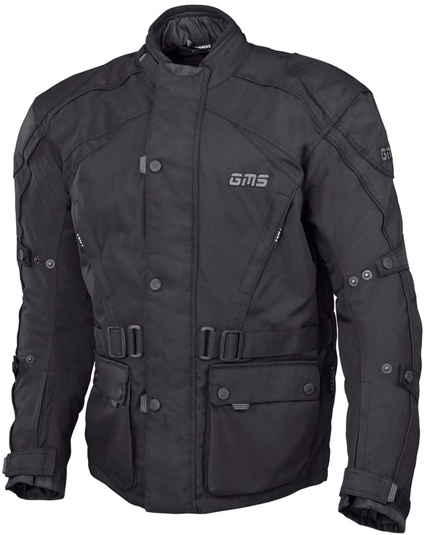 GMS Twister Giacca tessile moto, nero, L