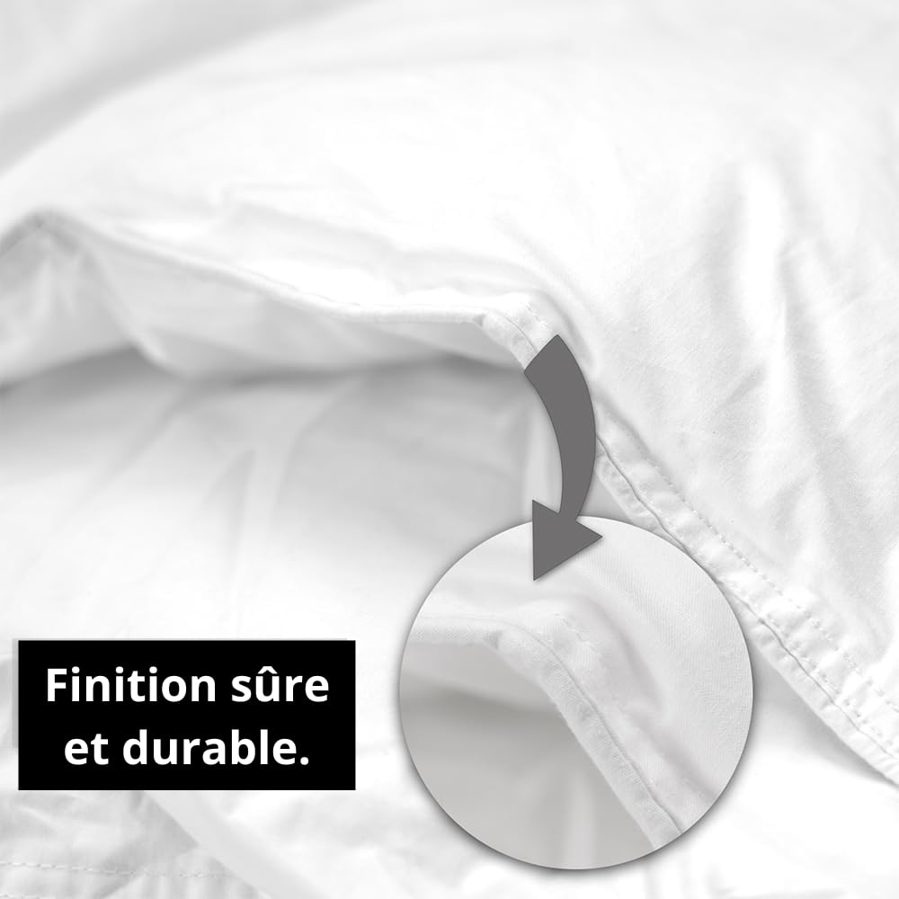 DECASATEXTIL Couette Bébé en Coton 100% - 400 GSM - Certifiée Oeko-TEX - Dimensions 100x130 cm, Idéale pour Lits Enfant et Bébé 60x120 - Antiacariens et Douce