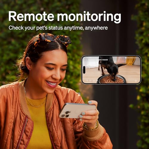 PETLIBRO Automatic Cat Feeder with Camera, 1080P HD Video with Night Vision, 5G WiFi Pet Feeder with 2-Way Audio, Low Food & Blockage Sensor, Motion & Sound Alerts for Cat & Dog Single Tray - Image 6