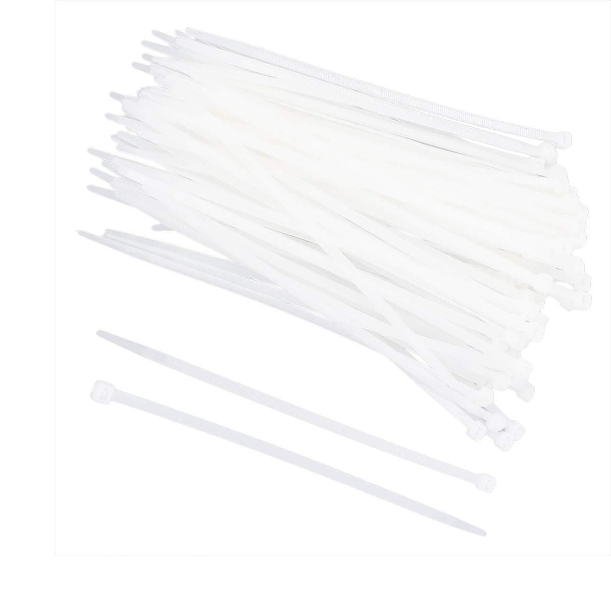 Quadrios 24CA338 24CA338 Fascetta per cavi 500 mm 4 mm Bianco Stabilizzato ai raggi UV 100 pz