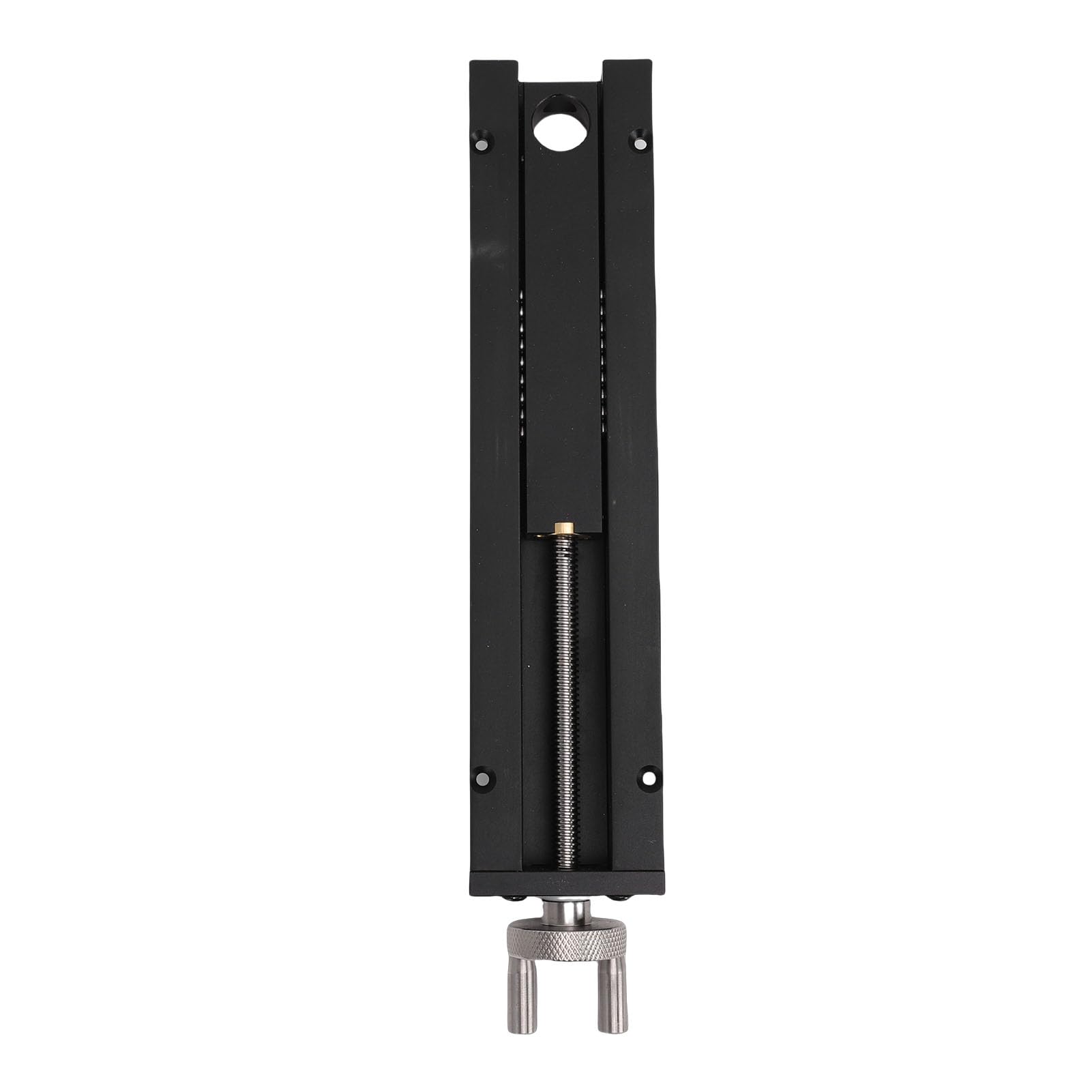 Generic Tornillo de Banco para Mesa de Carpintería, Aleación de Aluminio Resistente con Varilla Roscada de Acero Inoxidable, de 0-110 Mm, Orificio de Banco de 20 Mm, para Taladrar,